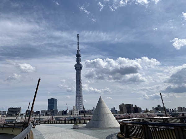 Tokyo Skytree from the Sakura Bridge